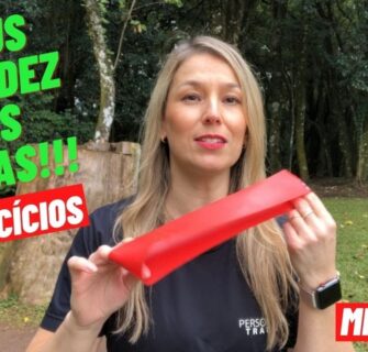 MELHORES EXERCÍCIOS PARA FICAR COM AS PERNAS DEFINIDAS COM MINI BAND / 4 Exercícios TOP com elástico