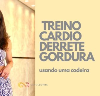 🔴Treino cardio derrete gordura - Carol Borba