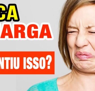 GOSTO AMARGO NA BOCA - O que pode ser? O QUE FAZER?