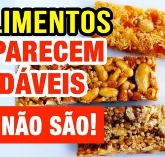 5 ALIMENTOS que você ACHA QUE SÃO SAUDÁVEIS, MAS NÃO SÃO!