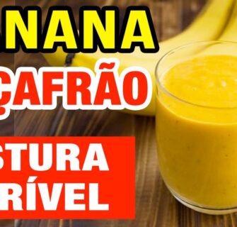 INCRÍVEL! Misture BANANA com AÇAFRÃO e VEJA O QUE ACONTECE!