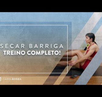 Treino SECA BARRIGA em CASA! Completão! -