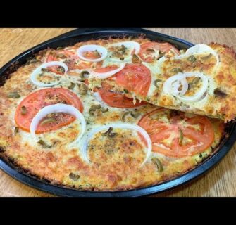 Pizza DELICIOSA e SAUDÁVEL - SEM TRIGO e com Poucos Carboidratos (Low Carb)