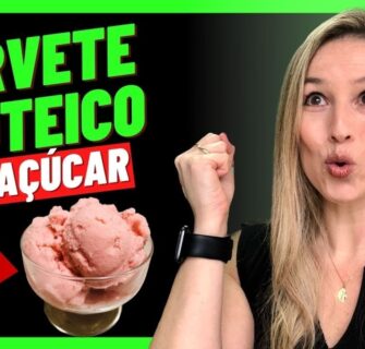 🍧 RECEITA DE SORVETE PROTEICO / Sorvete Fit com Whey Protein sem açúcar