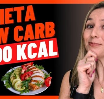 DIETA PARA SECAR LOW CARB DE 1600 kcal / Como Emagrecer sem precisar treinar