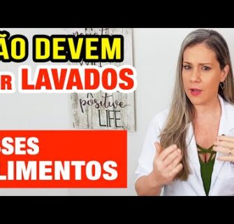 6 Alimentos que NÃO DEVEM SER LAVADOS! - RISCOS À SAÚDE!