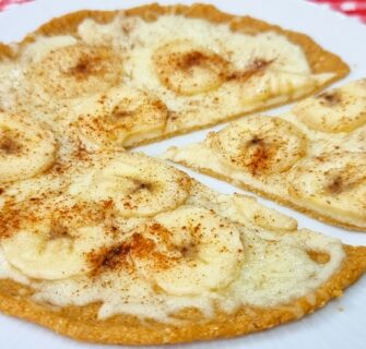 Pizza de Banana com MENOS CARBOIDRATOS na Frigideira! Barata, Fácil e Deliciosa (Sem Trigo)