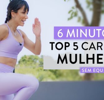 5 melhores Exercícios Cardio para Mulheres fazerem em Casa - Treino de 6 minutos -  Carol Borba