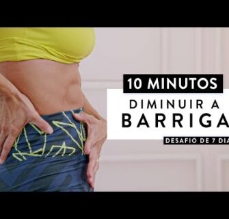 Treino de 10 Minutos para DIMINUIR A BARRIGA em 7 dias - Carol Borba