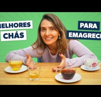 4 CHÁS SEGUROS PARA EMAGRECER