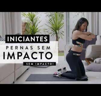 Treino de Pernas ZERO IMPACTO para Iniciantes - Carol Borba