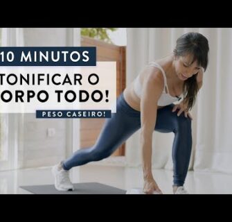 Treino para deixar o CORPO durinho e definido - Carol Borba