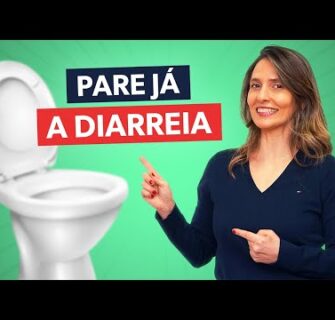 Como PARAR a DIARREIA mais rápido