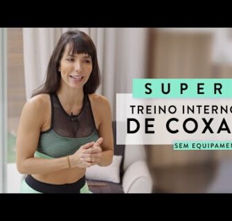 O MELHOR Treino pra Interno de COXA e BUMBUM em Casa! - Carol Borba