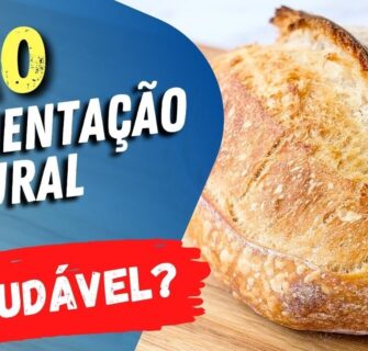 PÃO de FERMENTAÇÃO NATURAL é SAUDÁVEL? Emagrece? Você precisa ver isso!