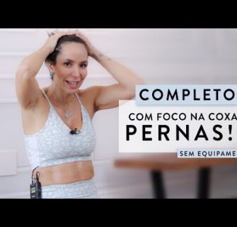 Treino CARDIO Completão com FOCO na COXA e QUADRICEPS! - Carol Borba