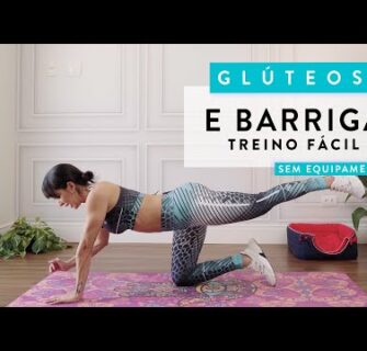 4 Exercicios para Perder BARRIGA e Aumentar BUMBUM - Carol Borba