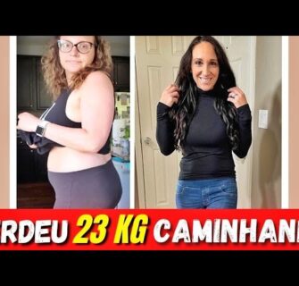 Ela PERDEU 23 KG CAMINHANDO (e você pode também!) - Veja como foi