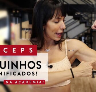 Treino para BICEPs na ACADEMIA para Tonificar e SECAR - Carol Borba