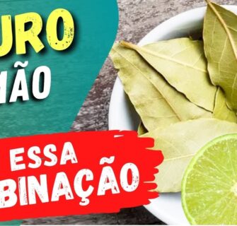 Misture FOLHAS DE LOURO com LIMÃO e Veja o que ACONTECE com Você! (Use Assim)