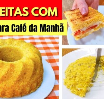 3 Receitas com FLOCÃO para CAFÉ DA MANHÃ - Rápido, Fácil, Barato e Saudável (Cuscuz)