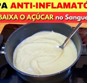 SOPA ANTI-INFLAMATÓRIA e BAIXA AÇÚCAR NO SANGUE! Poucas Calorias e Carboidratos - Fácil e Low Carb