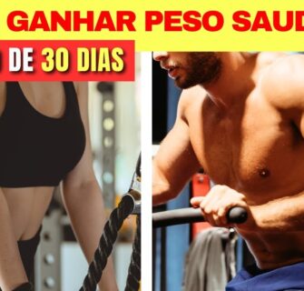 Como GANHAR PESO SAUDÁVEL RÁPIDO - Plano de 30 DIAS - O que comer e dicas!