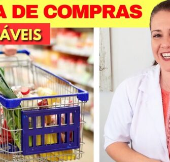 LISTA DE COMPRAS SAUDÁVEL - O QUE NÃO PODE FALTAR NA SUA CASA