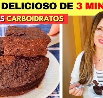 BOLO de 3 MIN quase ZERO CARBOIDRATOS! Sem Farinha, Açúcar e Leite - Fácil, Rápido e Fofinho