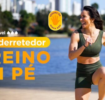 14 minutos de HIIT para queimar muita gordura em pé - Carol Borba