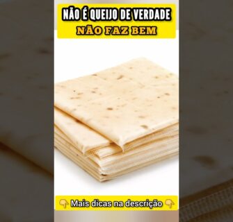 CUIDADO: Não é Queijo de Verdade!