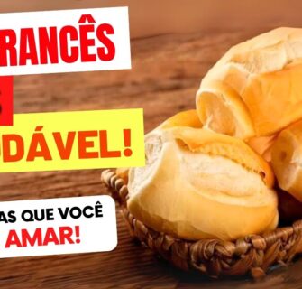 PÃO FRANCÊS MAIS SAUDÁVEL - 5 Coisas que Você vai AMAR!