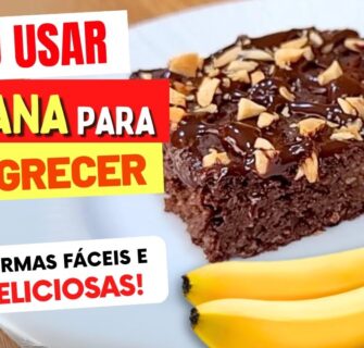 Como Usar BANANA PARA EMAGRECER ASSIM! 10 Formas DELICIOSAS, Fáceis e Saudáveis