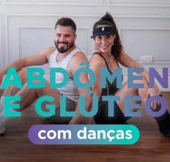 Abdômen e glúteo lindos e sequinhos com aula de ginástica localizada anos 80 em casa - Carol Borba