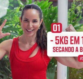 5kg em 1 mês treinando em casa- tabata completo e sem equipamentos pra secar barriga-Carol Borba