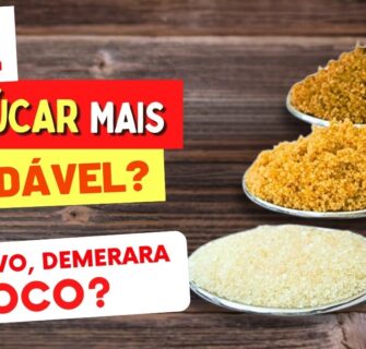 AÇÚCAR MASCAVO, DEMERARA ou de COCO? Qual é MELHOR?