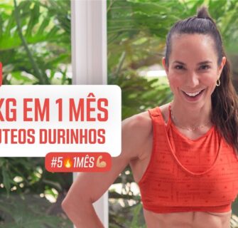 - 5kg em 1 mês(-5🔥1M💪🏼)tabata em casa para perder gordura no corpo e levantar bumbum- Carol Borba