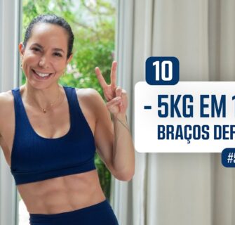 Como derreter gordura dos braços em casa - -5kg em um mês - Carol Borba