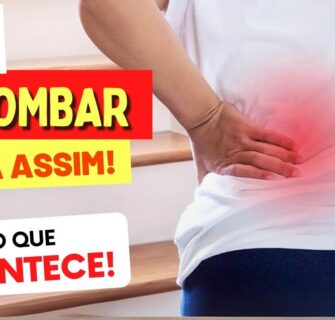 DOR NA LOMBAR - COMA ASSIM e Veja O QUE ACONTECE!