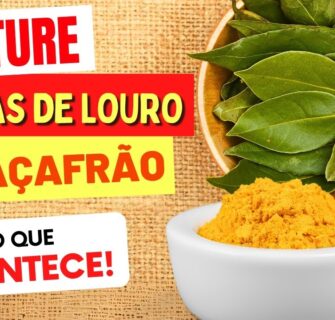 Misture FOLHAS DE LOURO com AÇAFRÃO e Veja o que ACONTECE com Você! (Use Assim)