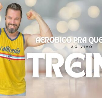 🔴Treino aeróbico em casa para queimar muitas calorias - ao vivo- Carol Borba