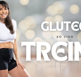 🔴Treino ao vivo para levantar bumbum- gluteos em casa- Carol Borba