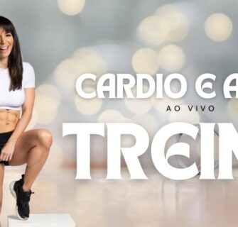 🔴Treino CARDIO e ABS- queimar gordura barriga- ao vivo- Carol Borba