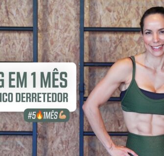 Melhor treino para perder peso em pouco tempo em casa - Carol Borba