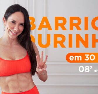 Adeus barriga flácida- treino em casa sem equipamentos para endurecer barriga mole- Carol Borba