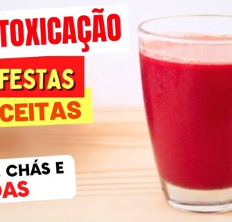 Desintoxicação Pós-Festas: 5 RECEITAS de Sucos, Chás e Bebidas que Ajudam a Limpar o Organismo