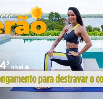 Alongamento para soltar o corpo, aliviar tensões e te deixar mais leve e sem dores- Carol Borba