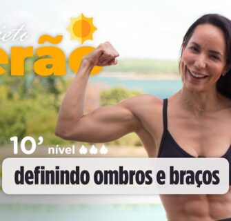 Técnica que vai definir seus ombros treinando em casa poucos minutos Projeto Verão ☀️Carol Borba