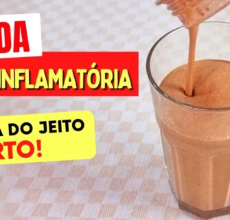 VITAMINA ANTI-INFLAMATÓRIA e PROBIÓTICA! Fácil, Deliciosa, + Fibras e Proteínas, Cremosa e Barata