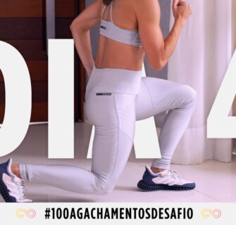 Como endurecer o bumbum e as pernas em casa em 1 mês - Desafio agachando com Carol Borba Carol Borba